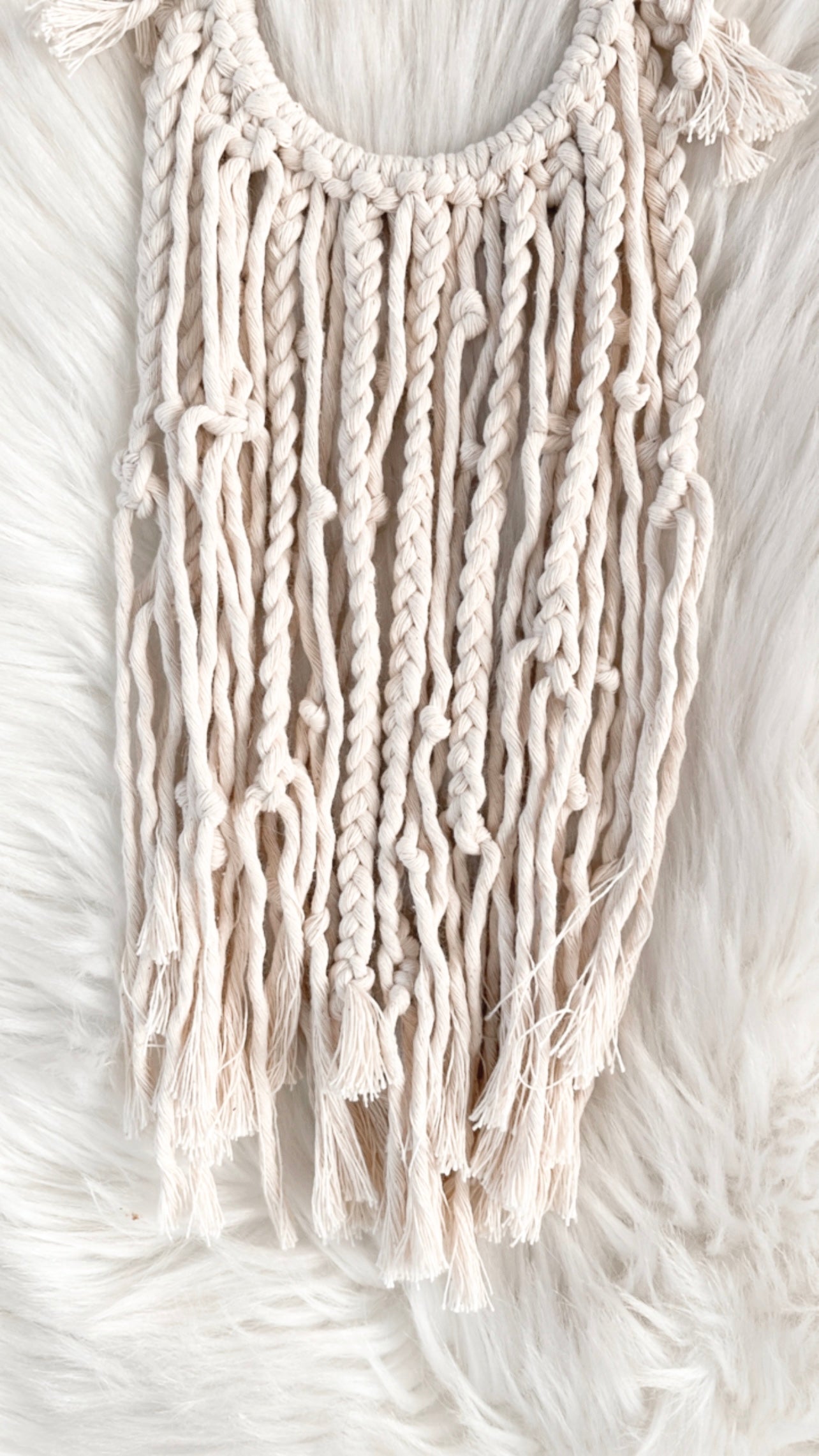 Kitty Macrame Hanging