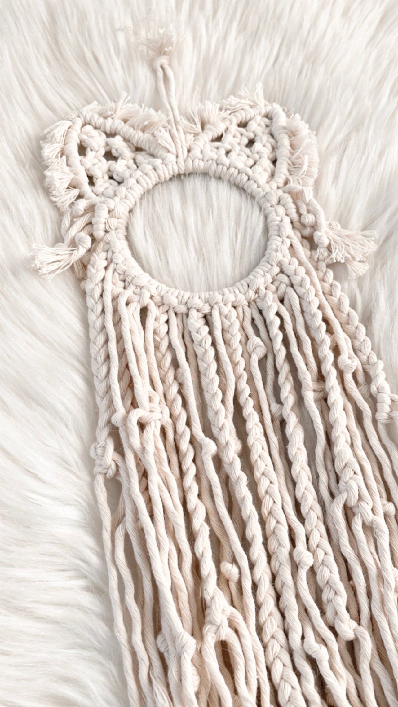 Kitty Macrame Hanging