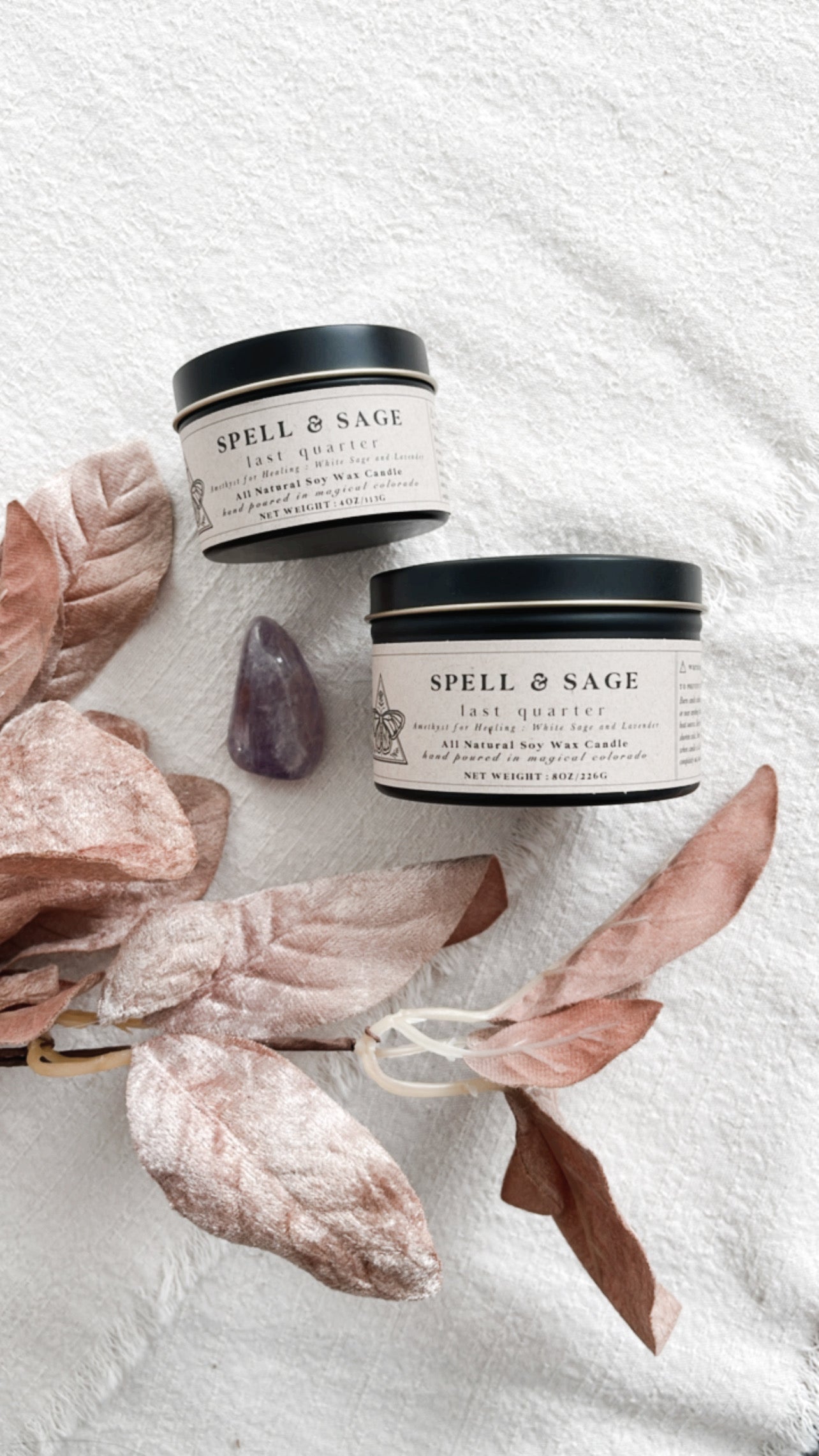 Moon Cycle : Last Quarter 4oz Candle