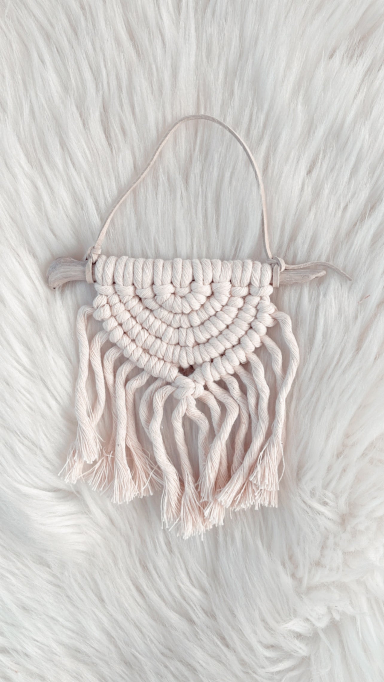 Semi Circle Macrame Hanging