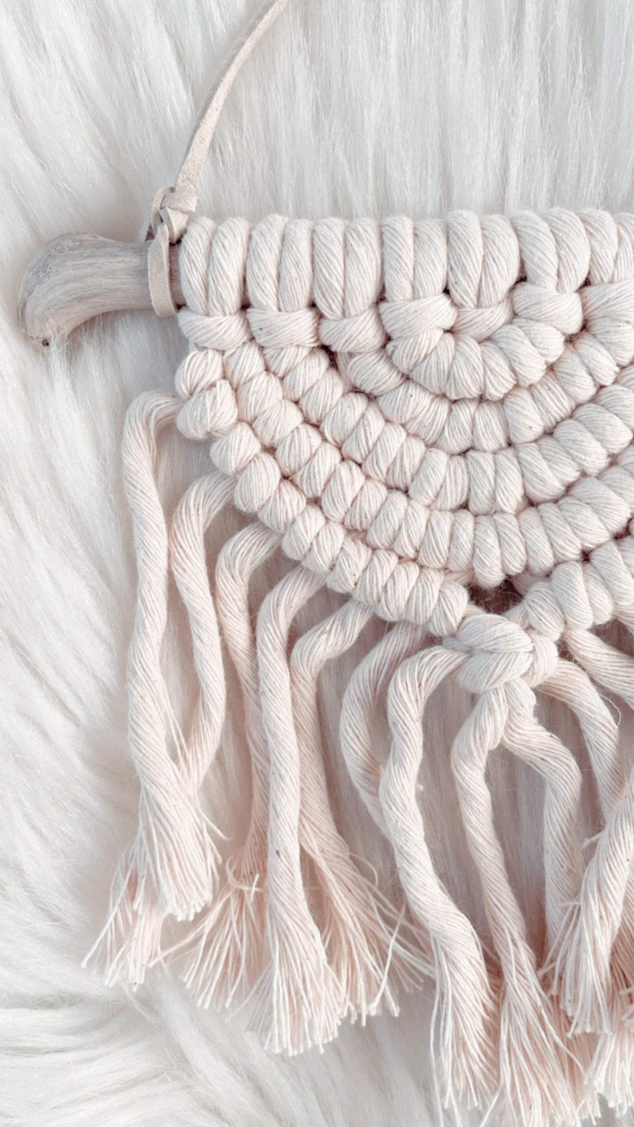 Semi Circle Macrame Hanging