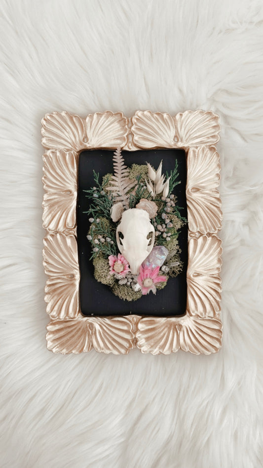 Winnie Squirrel Floral Frame