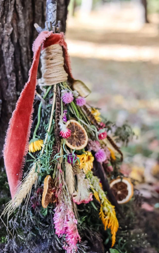 ❋ October 11 @ Fern + Skye ❋ 3:30p - Witch's Floral Broom