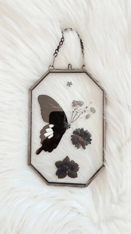 Abbie Butterfly Floral Frame