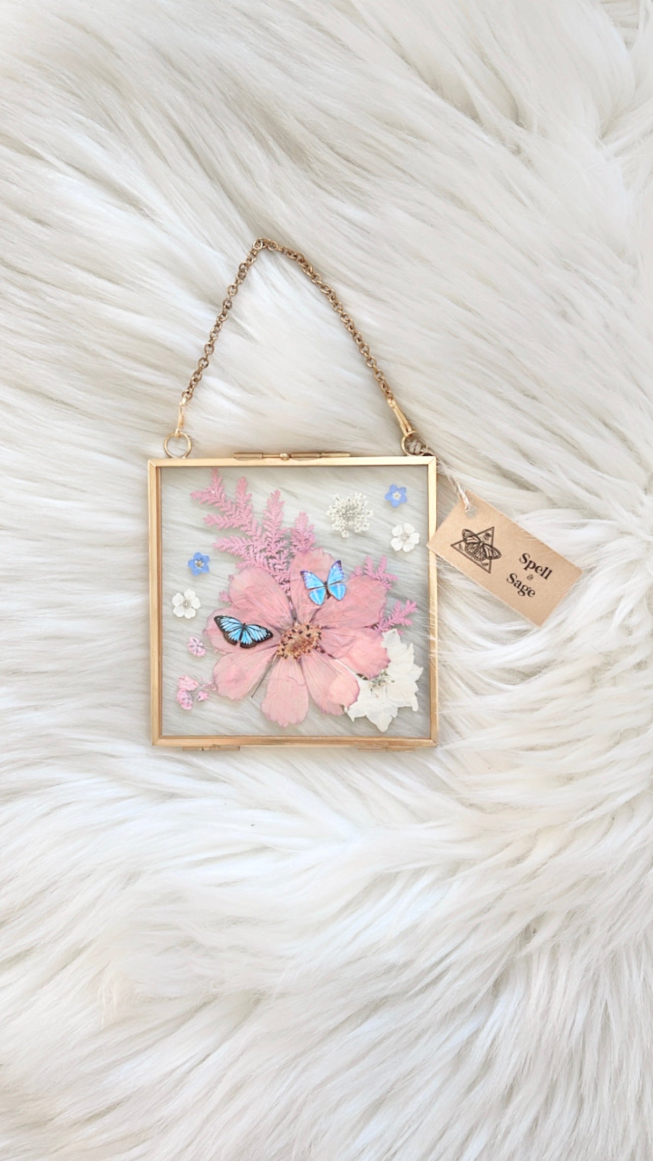 Adelaide Paper Replica Floral Frame <4x4in>