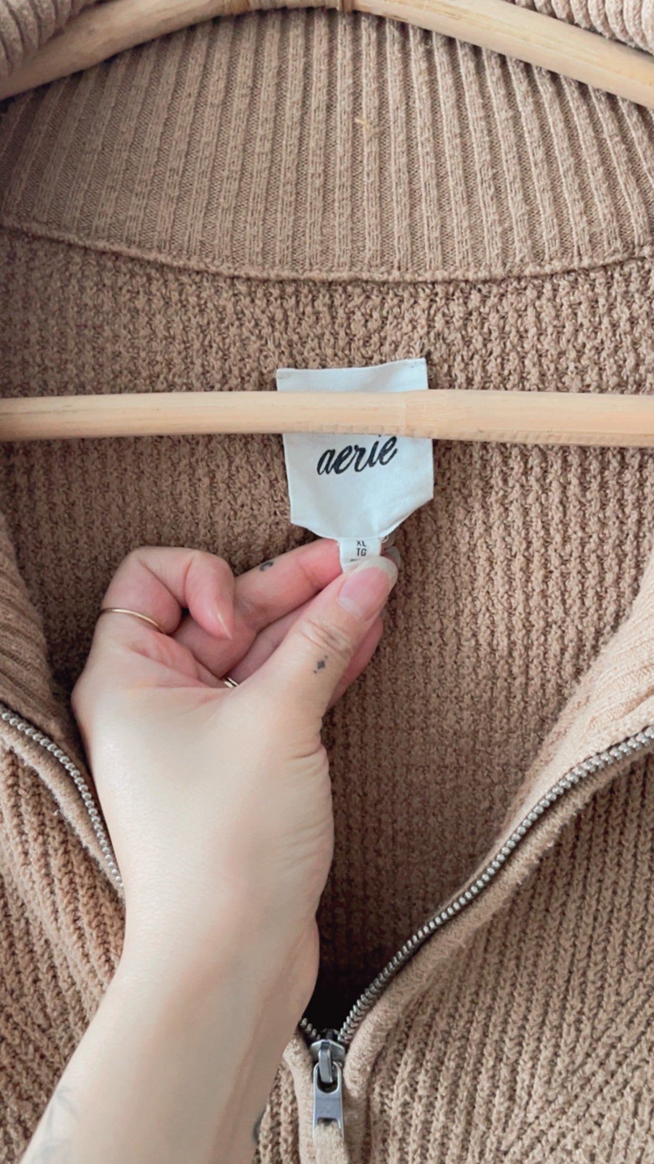 EUC Aerie Cozy Up Waffle Sweater (X-LARGE)