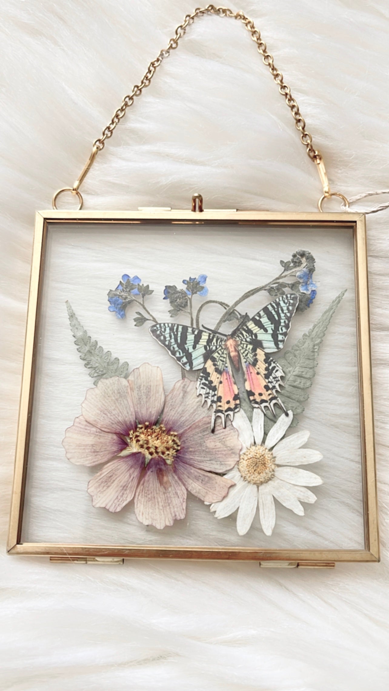Agnes Paper Replica Floral Frame <4x4in>