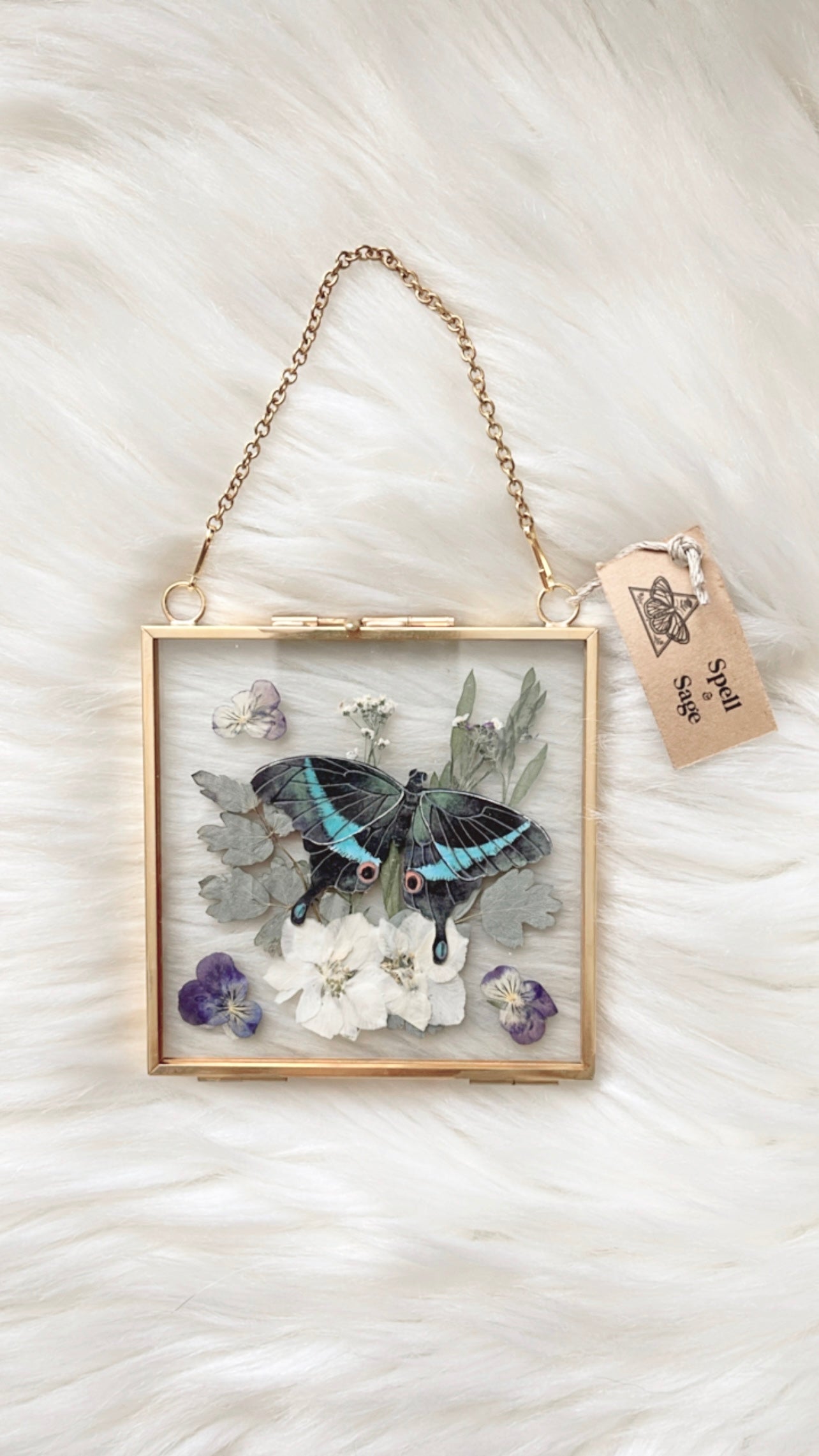 Alexandra Paper Replica Floral Frame <4x4in>