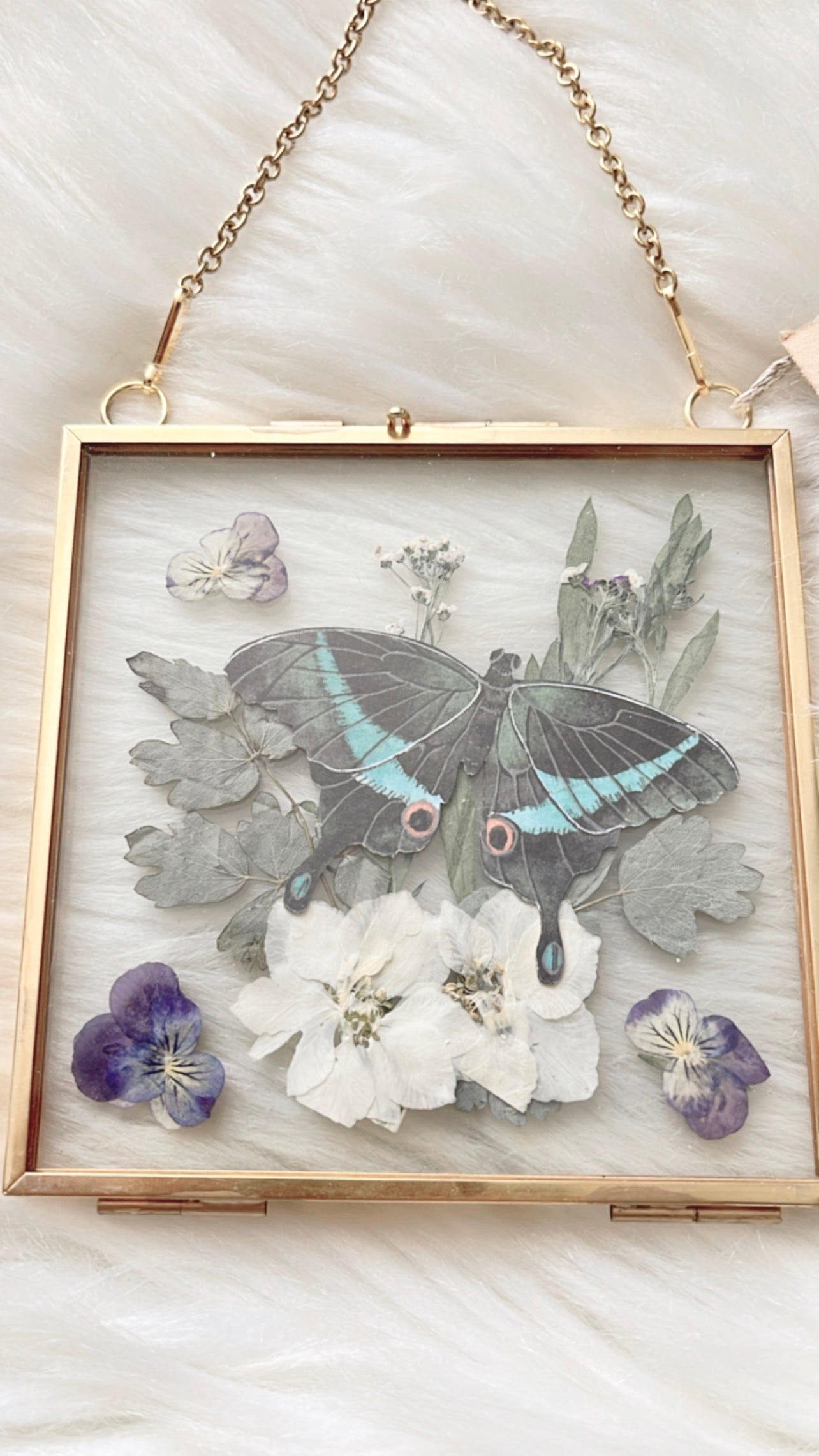 Alexandra Paper Replica Floral Frame <4x4in>