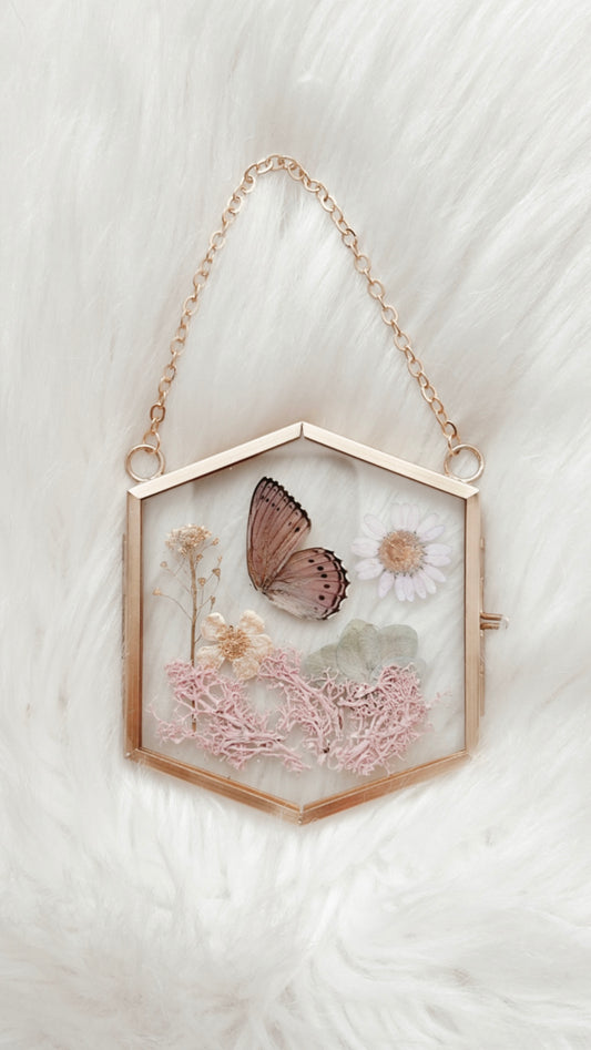 Amalia Butterfly Floral Frame