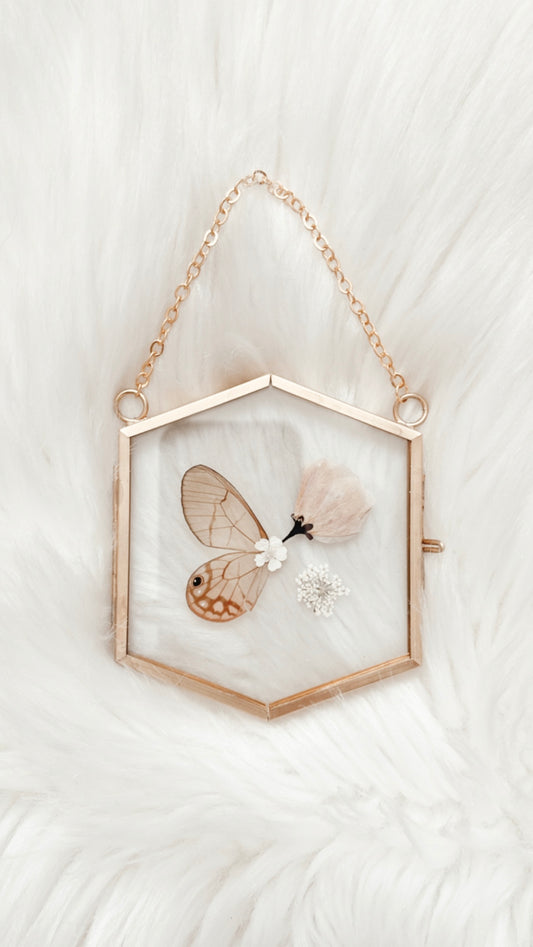 Amelia Butterfly Floral Frame