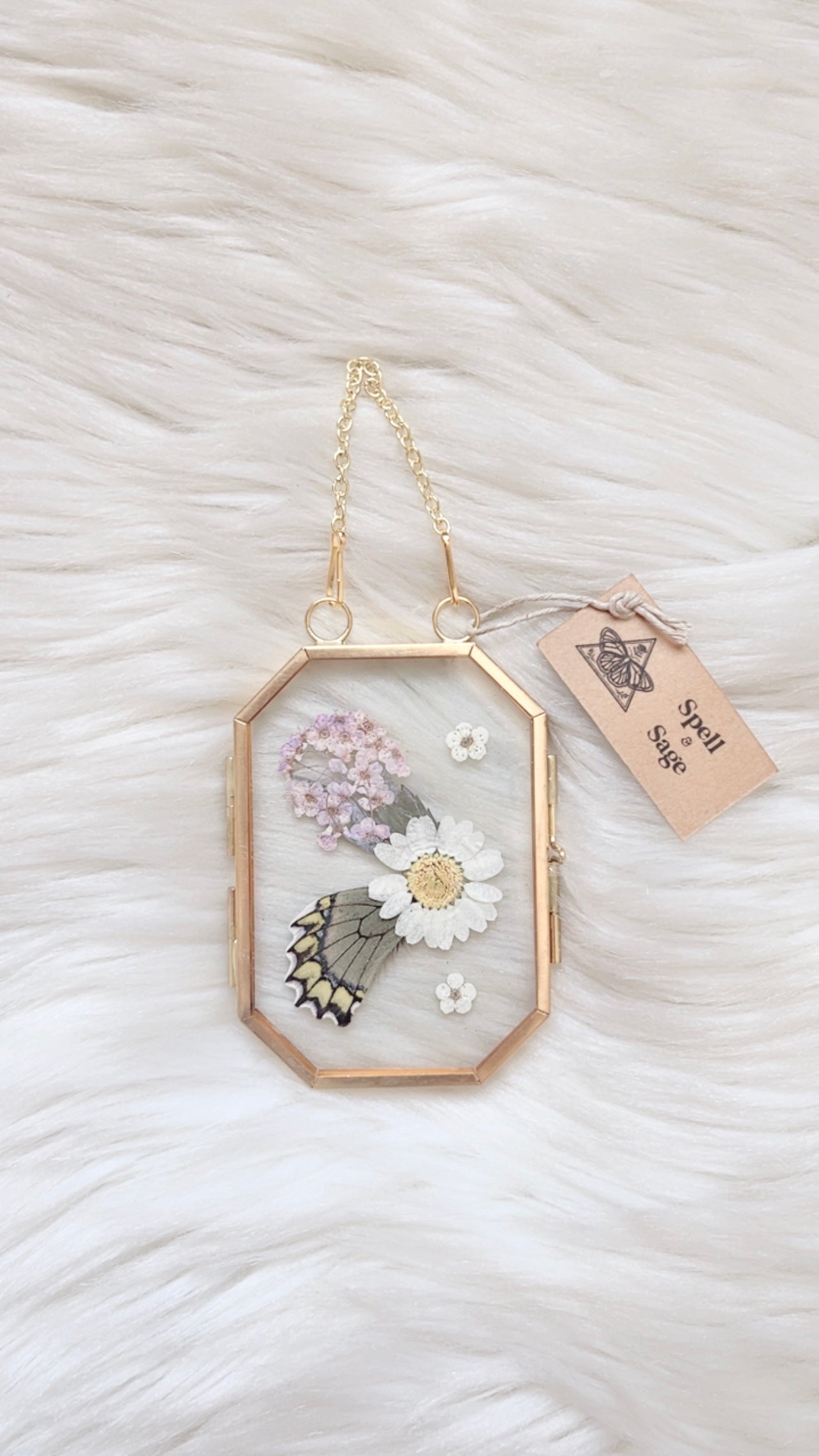 Amira Butterfly Floral Frame <2.5x3.5in>