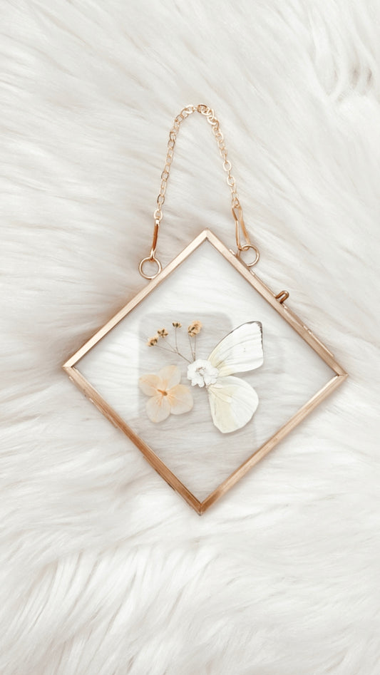 Amy Butterfly Floral Frame