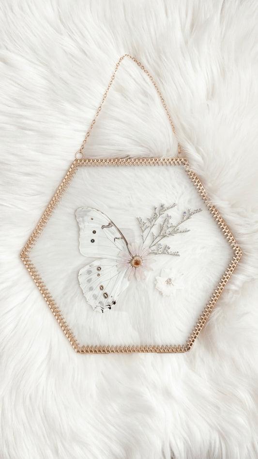Anissa Butterfly Floral Frame