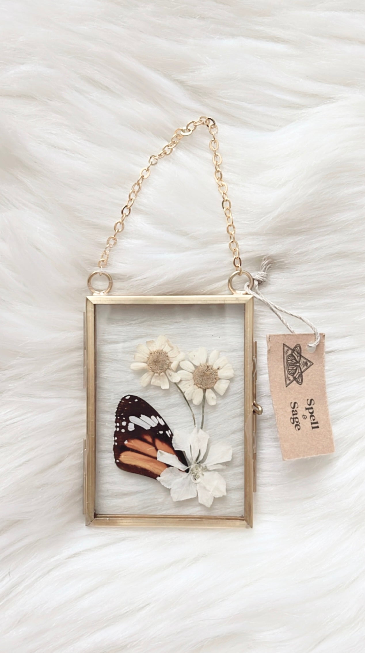 Anne Butterfly Floral Frame <2.5x3.5in>