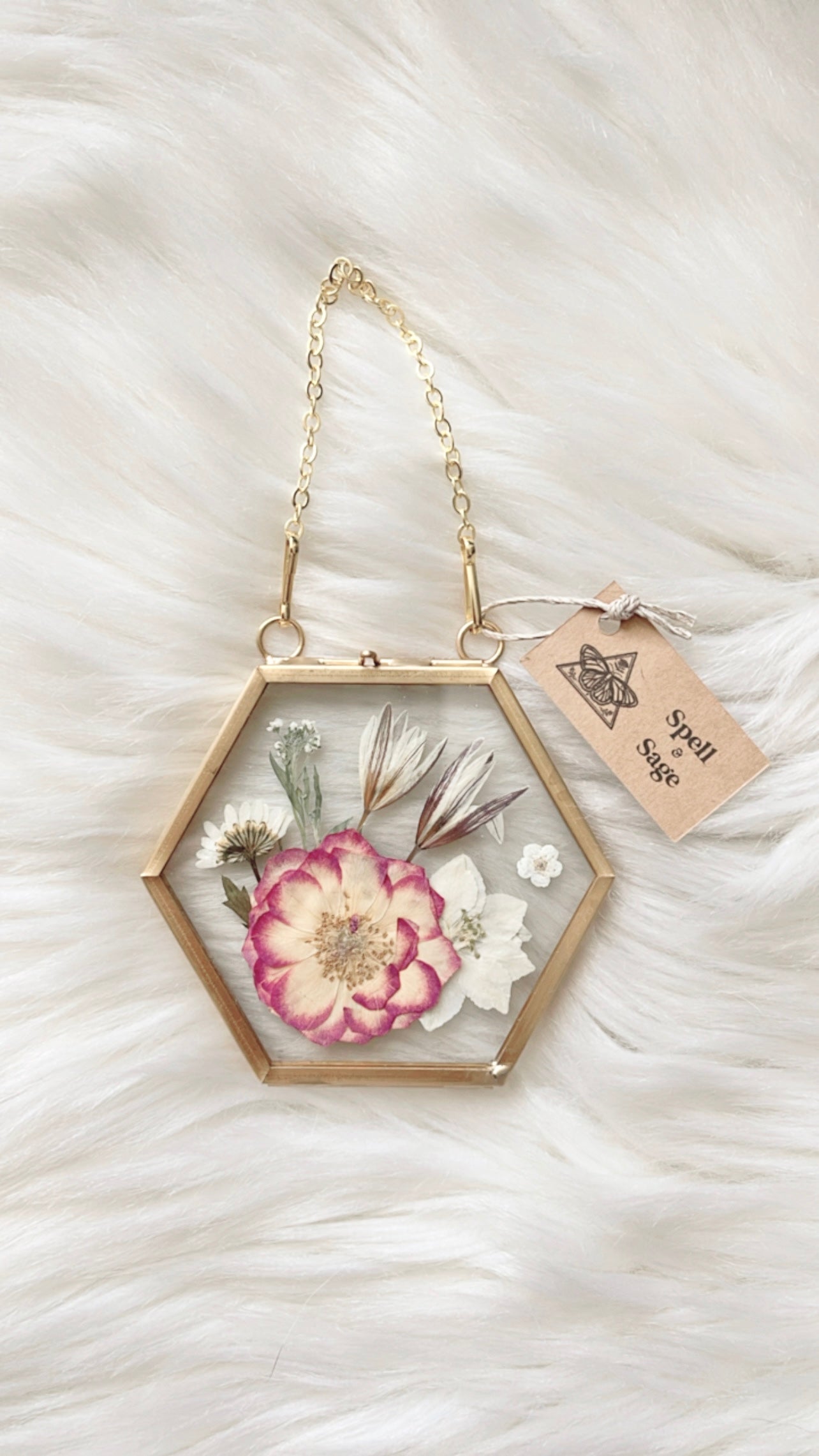 Anne Floral Frame <3.5x3.25in>