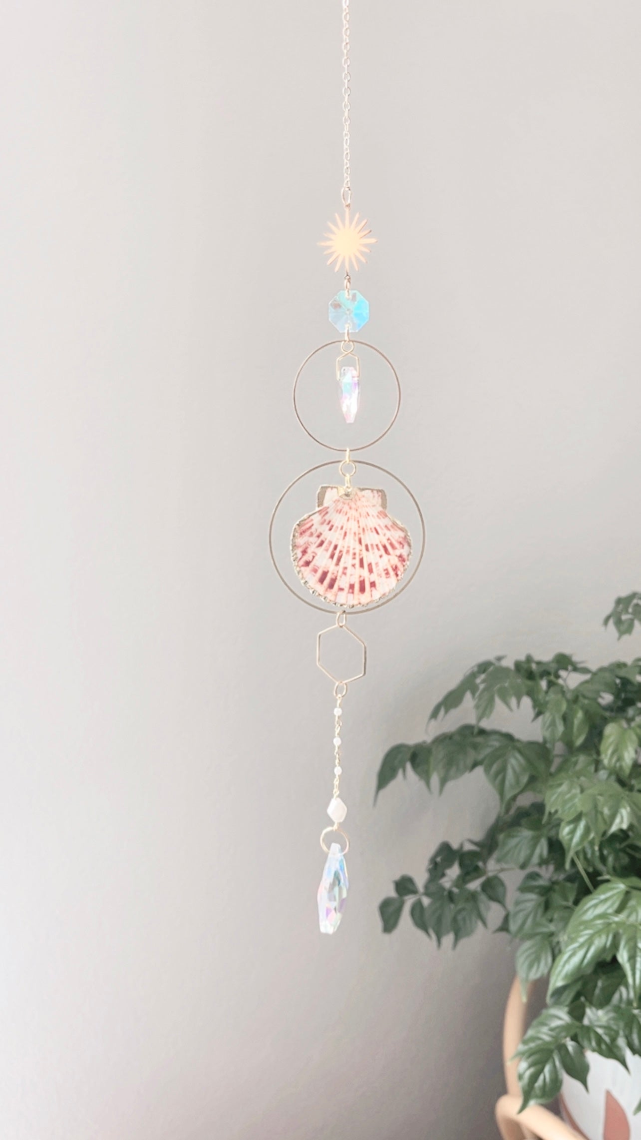 Azure Shell Suncatcher