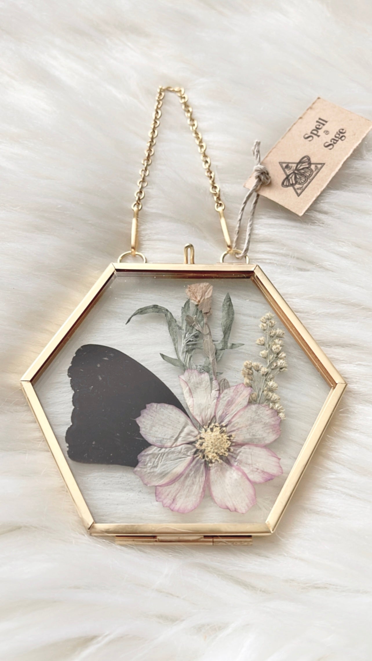 Beatrice Butterfly Floral Frame <3.5x3.25in>