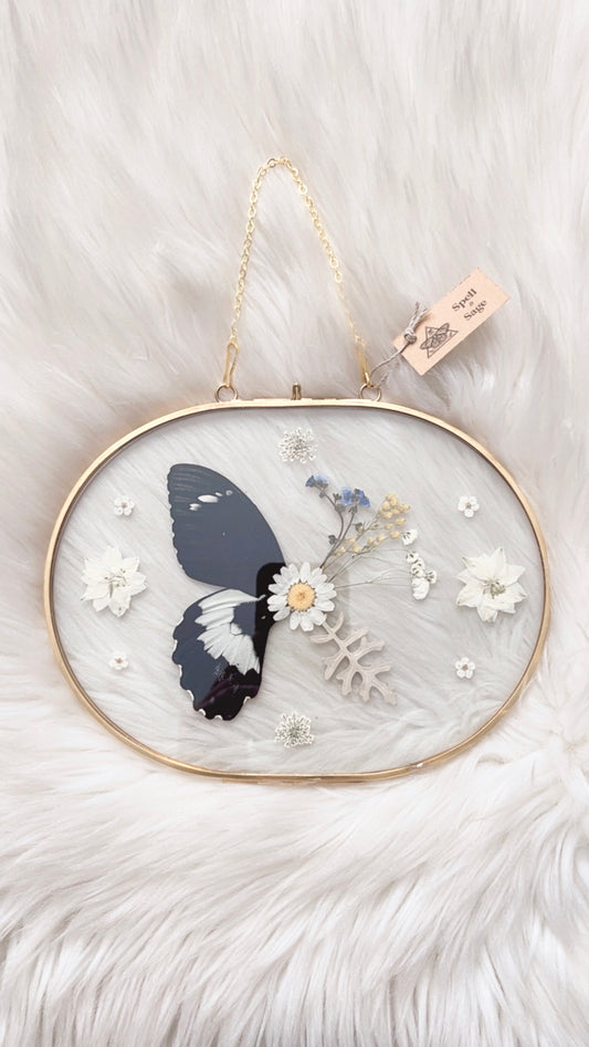 Briar Butterfly Floral Frame <8.5x6.5in>