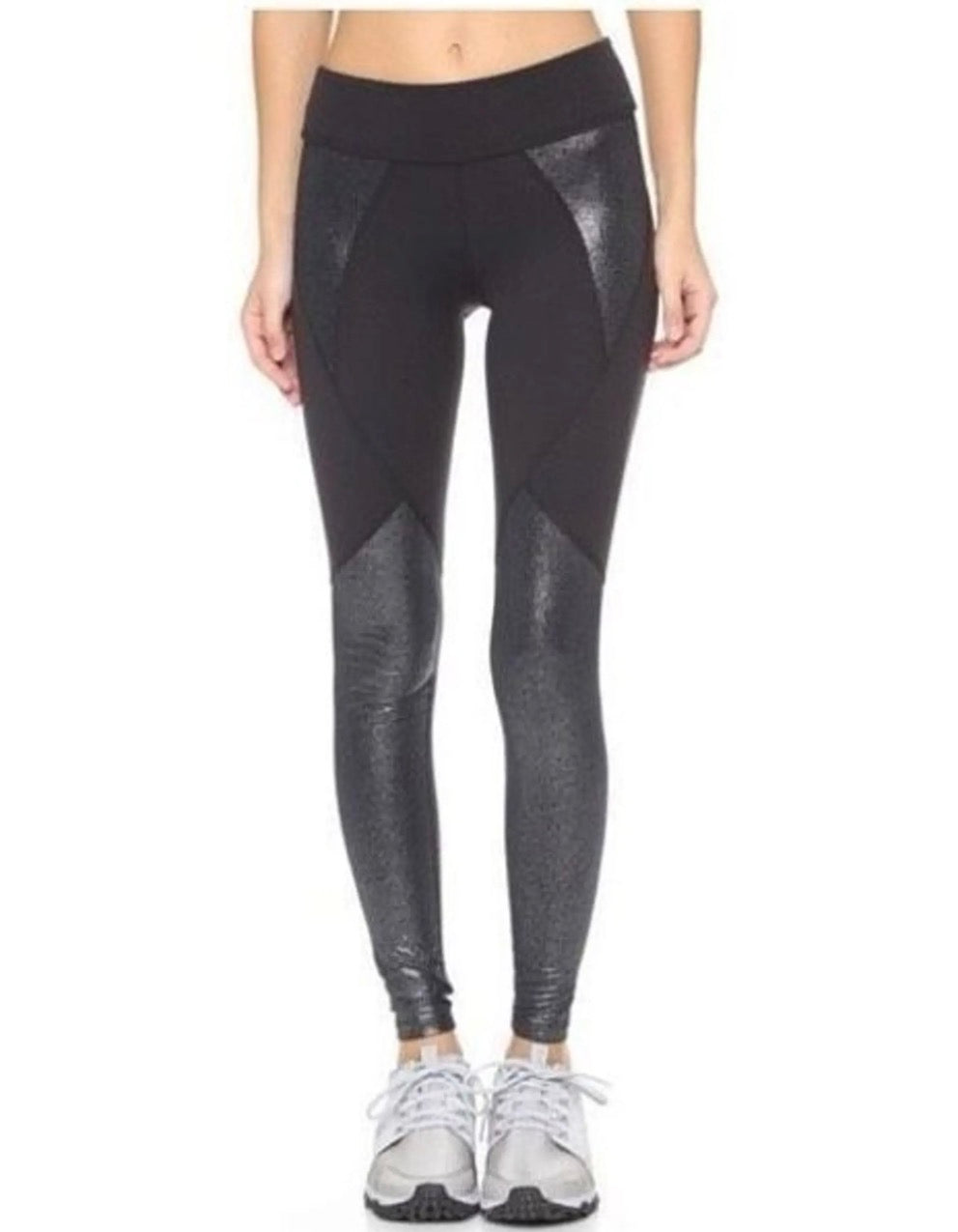 NWOT Beyond Yoga Shimmer Panel Leggings (MEDIUM)