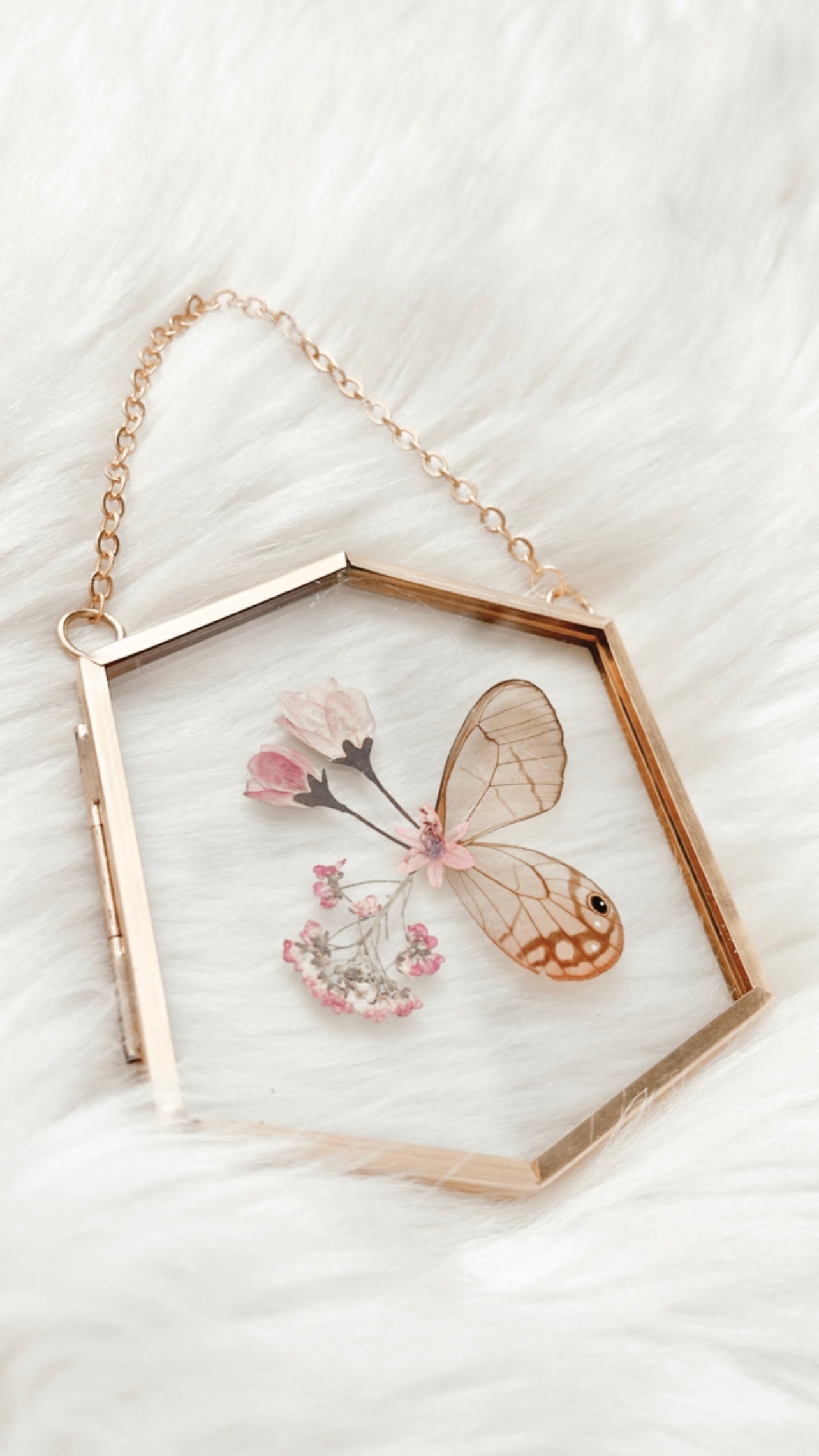 Camille Butterfly Floral Frame