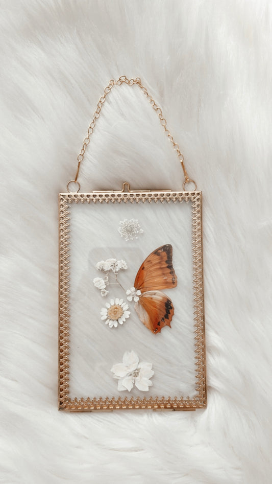 Celine Butterfly Floral Frame