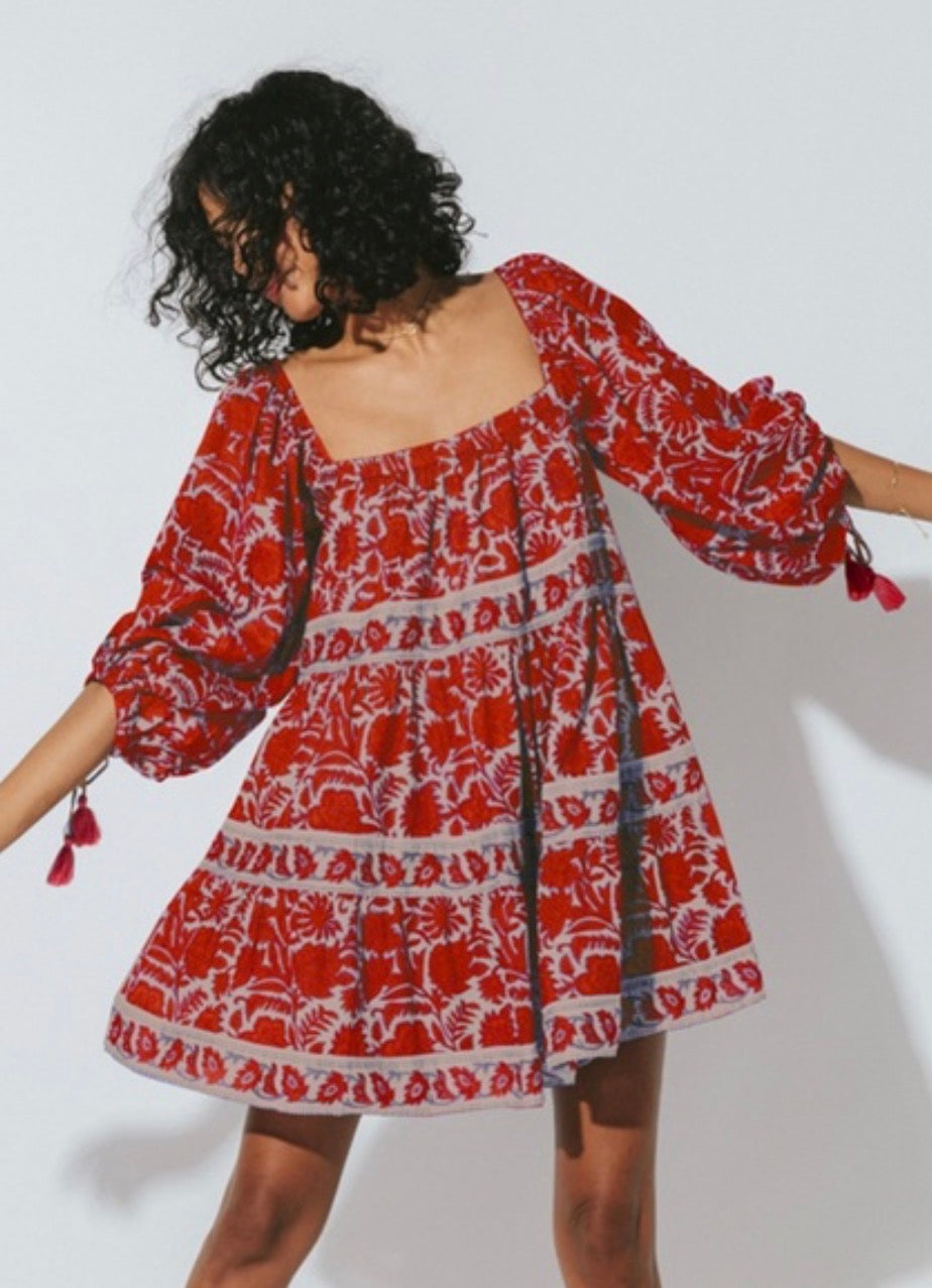 NWOT Cleobella Hattie Mini Dress (SMALL)
