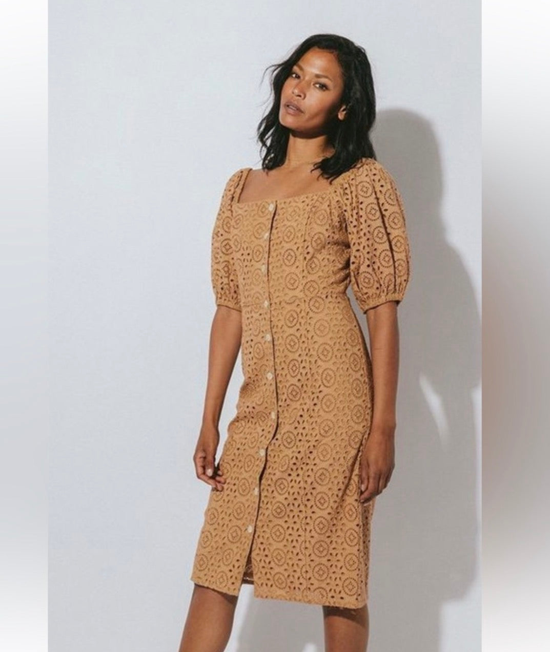 NWOT Cleobella Demi Midi Dress (MEDIUM)