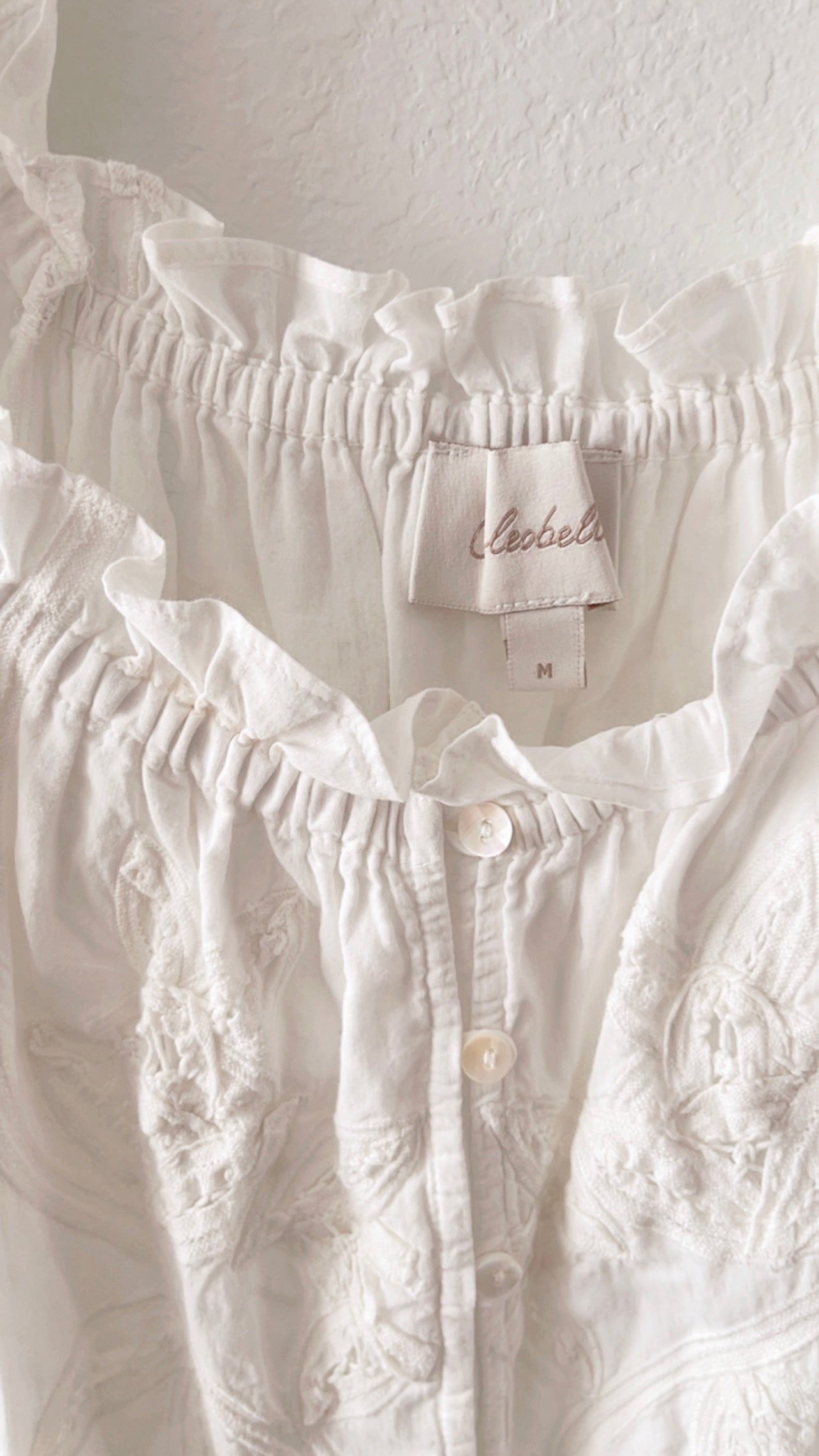 EUC Cleobella Embroidered Mini Dress (MEDIUM)