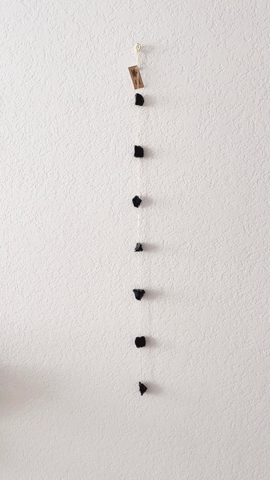 Crystal Hanging <Black Obsidian>
