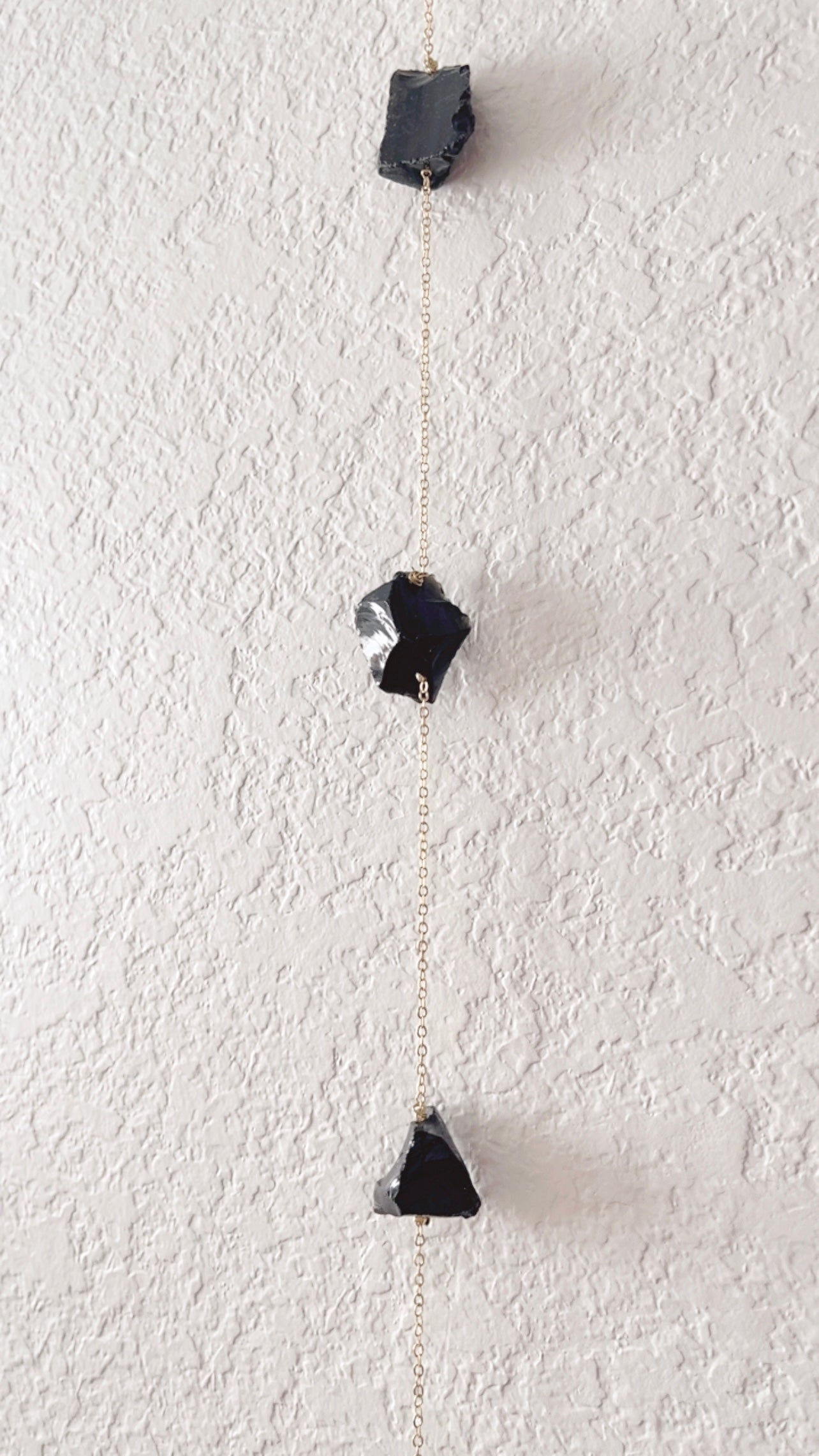 Crystal Hanging <Black Obsidian>