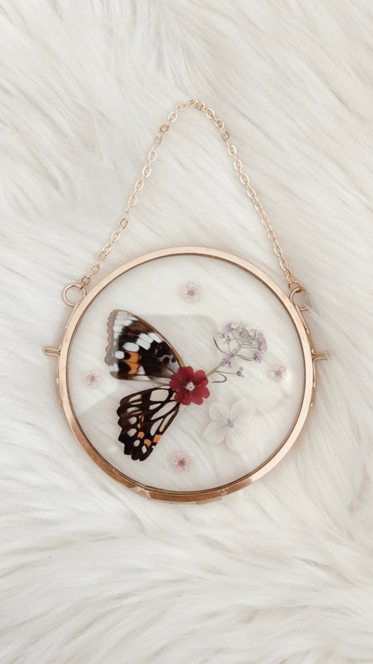 Delilah Butterfly Floral Frame