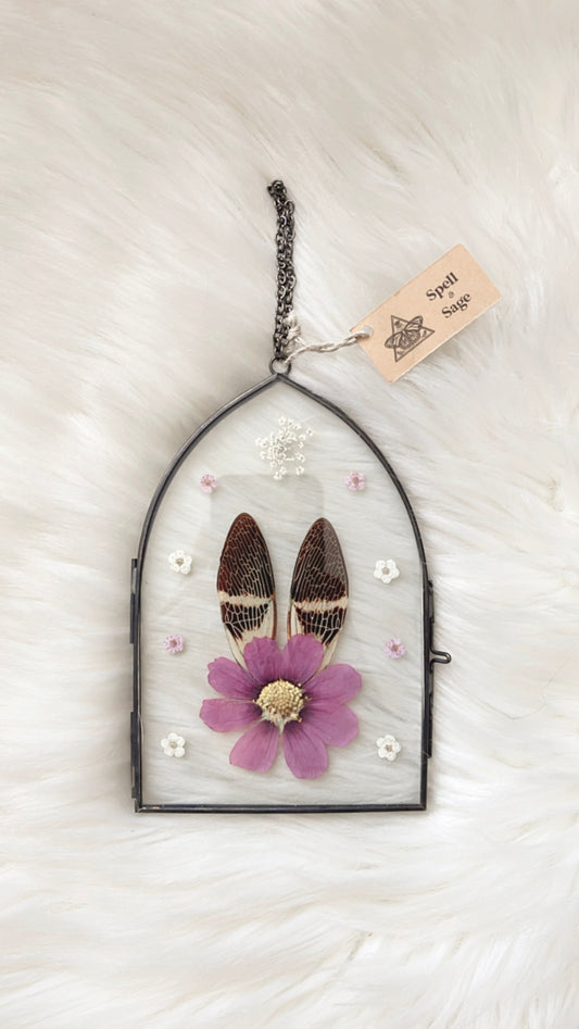 Eliza Cicada Floral Frame <4x6in>