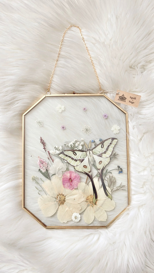 Emmeline Paper Replica Floral Frame <8x10in>