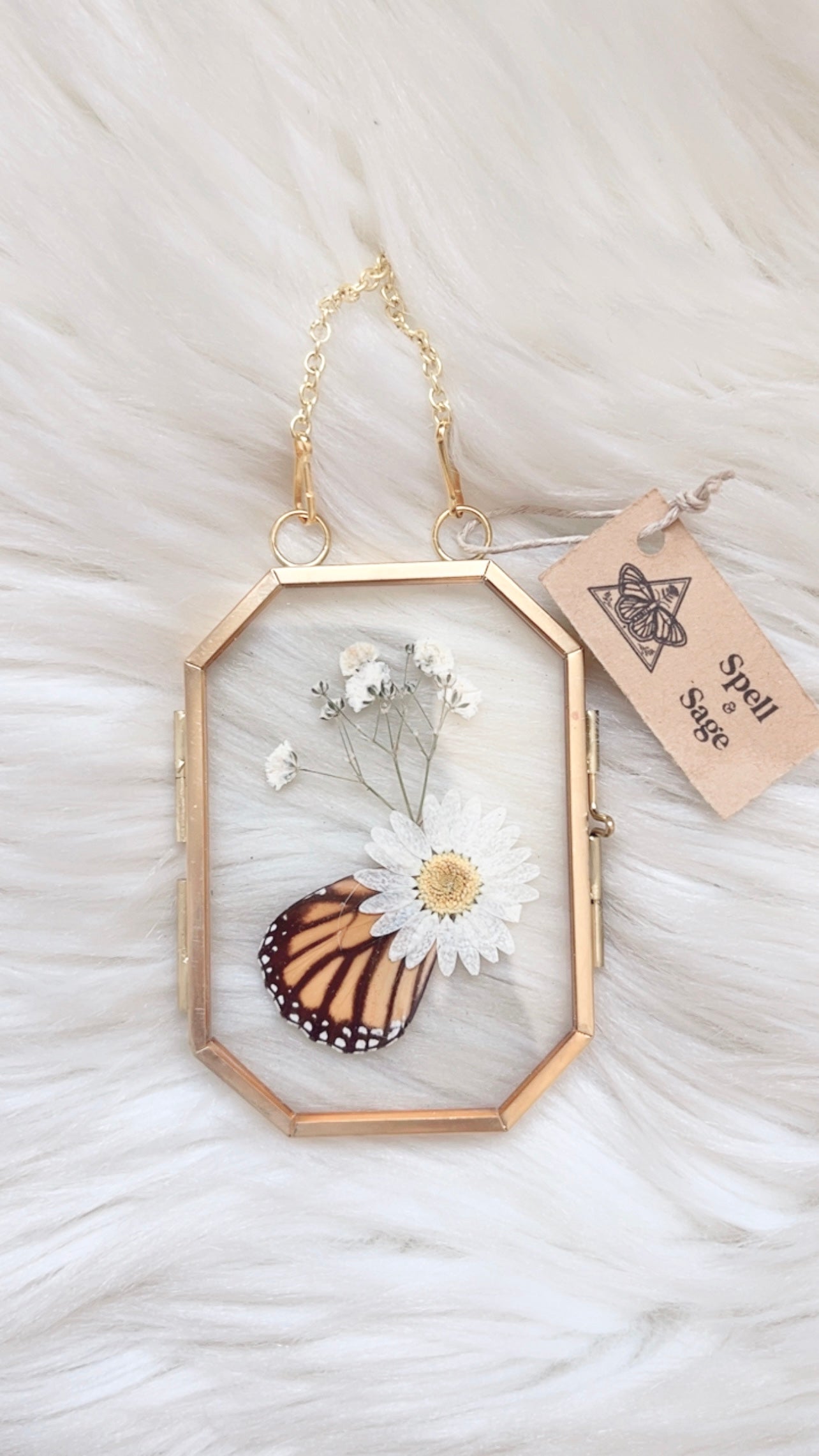 Everly Butterfly Floral Frame <2.5x3.5in>