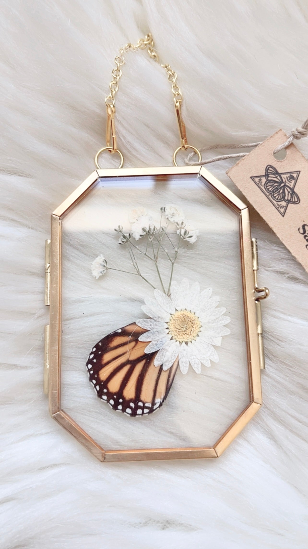 Everly Butterfly Floral Frame <2.5x3.5in>