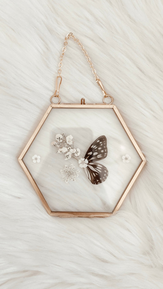 Faye Butterfly Floral Frame
