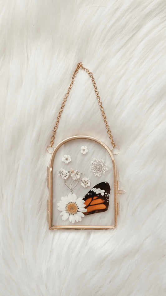 Felicity Butterfly Floral Frame