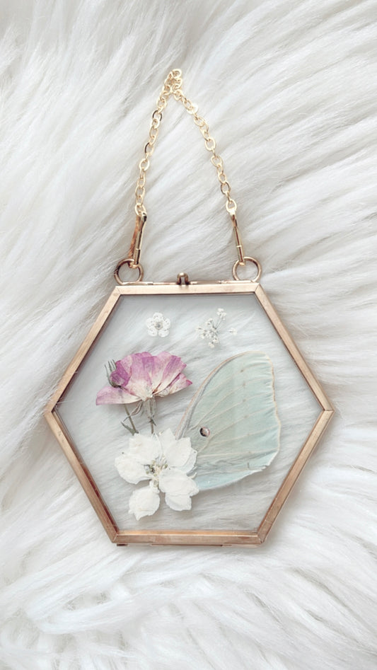 Fiona Moth Floral Frame