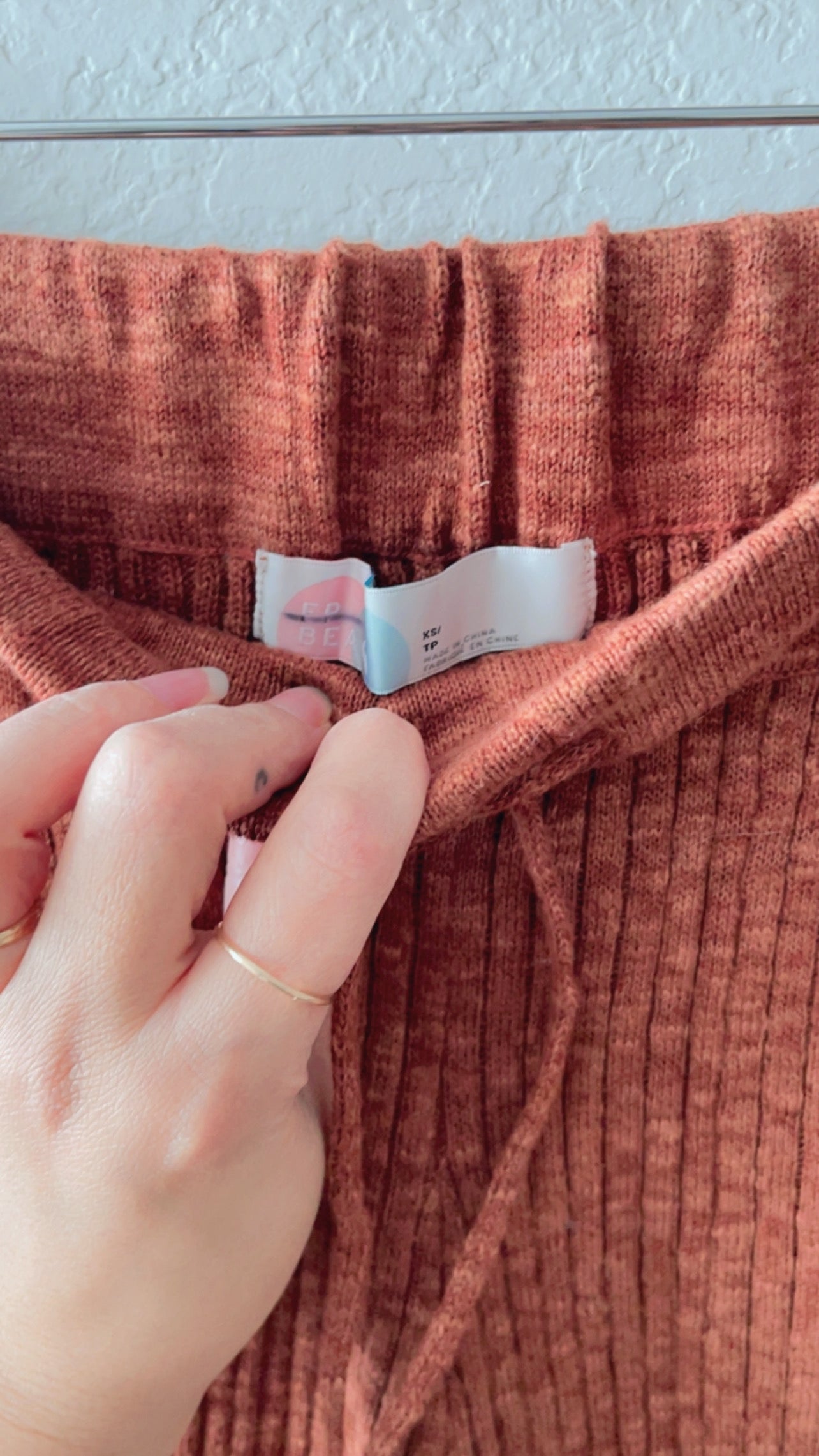 NWOT Free People Beach Knit Pants (X-SMALL)
