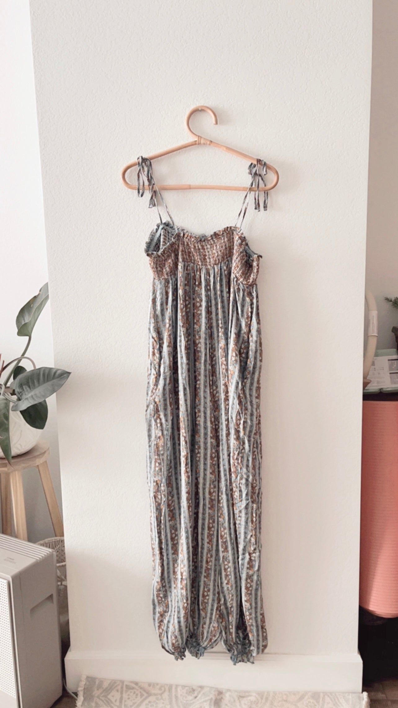 NWOT Free People Intimately Floral Jumpsuit (MEDIUM)