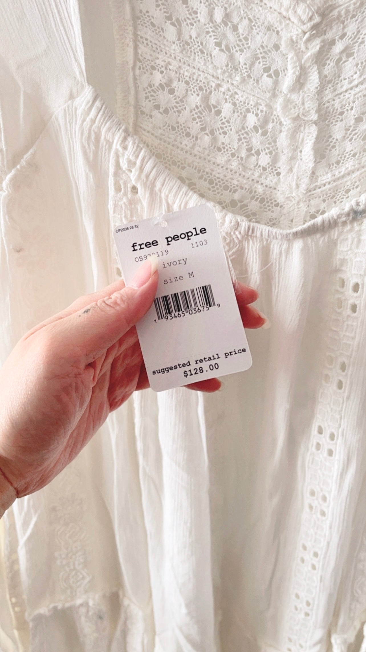 NWT Free People Kiss Kiss Tunic (MEDIUM)