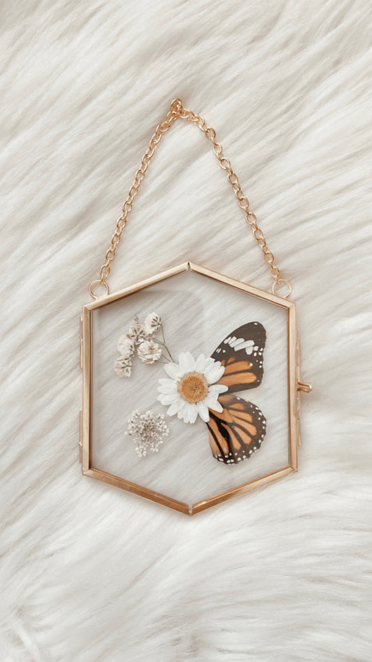 Gayle Butterfly Floral Frame