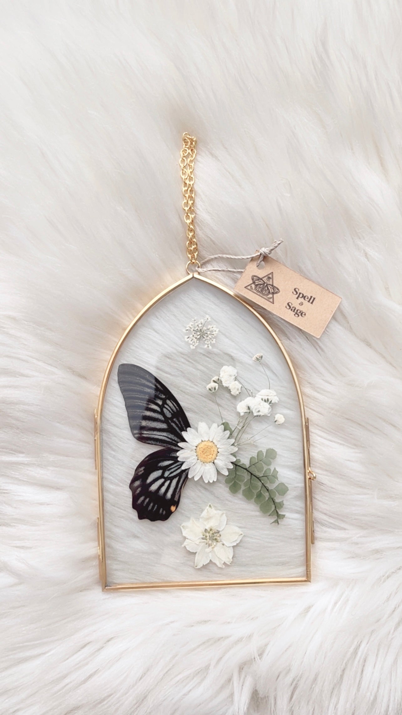 Gayle Butterfly Floral Frame <4x6in>