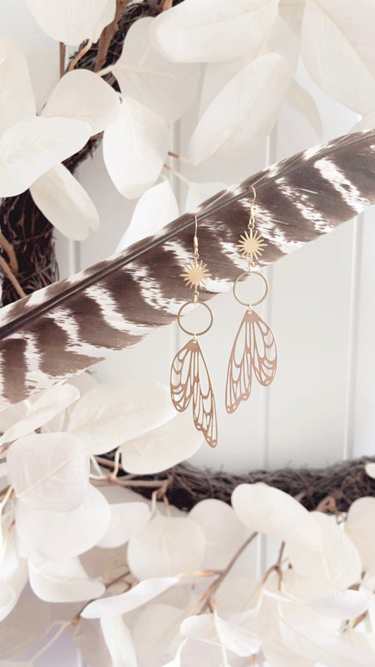 Georgina Brass Earrings