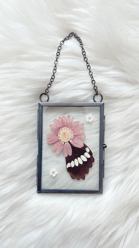 Hailey Butterfly Floral Frame