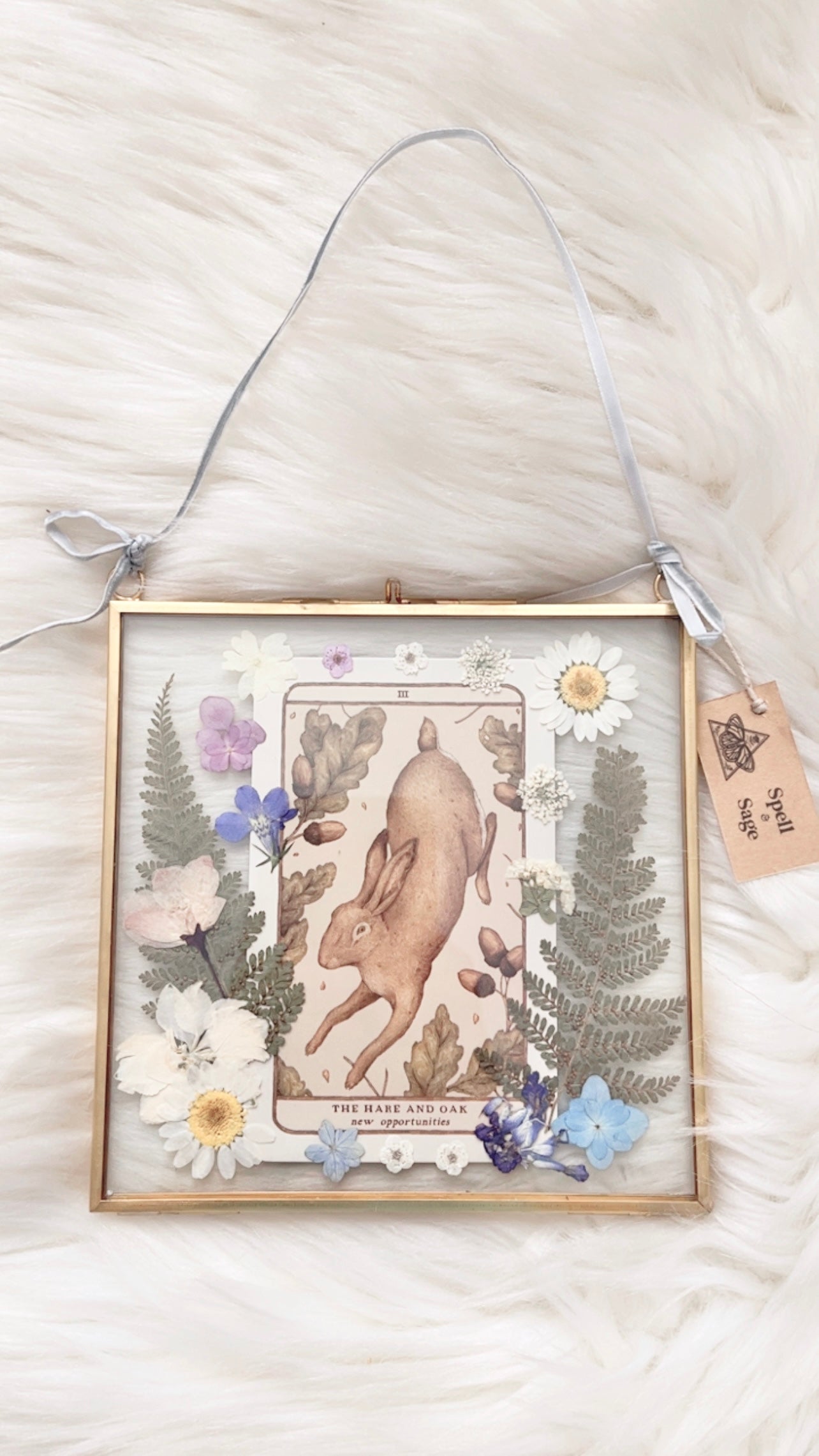 The Hare and Oak Oracle Floral Frame