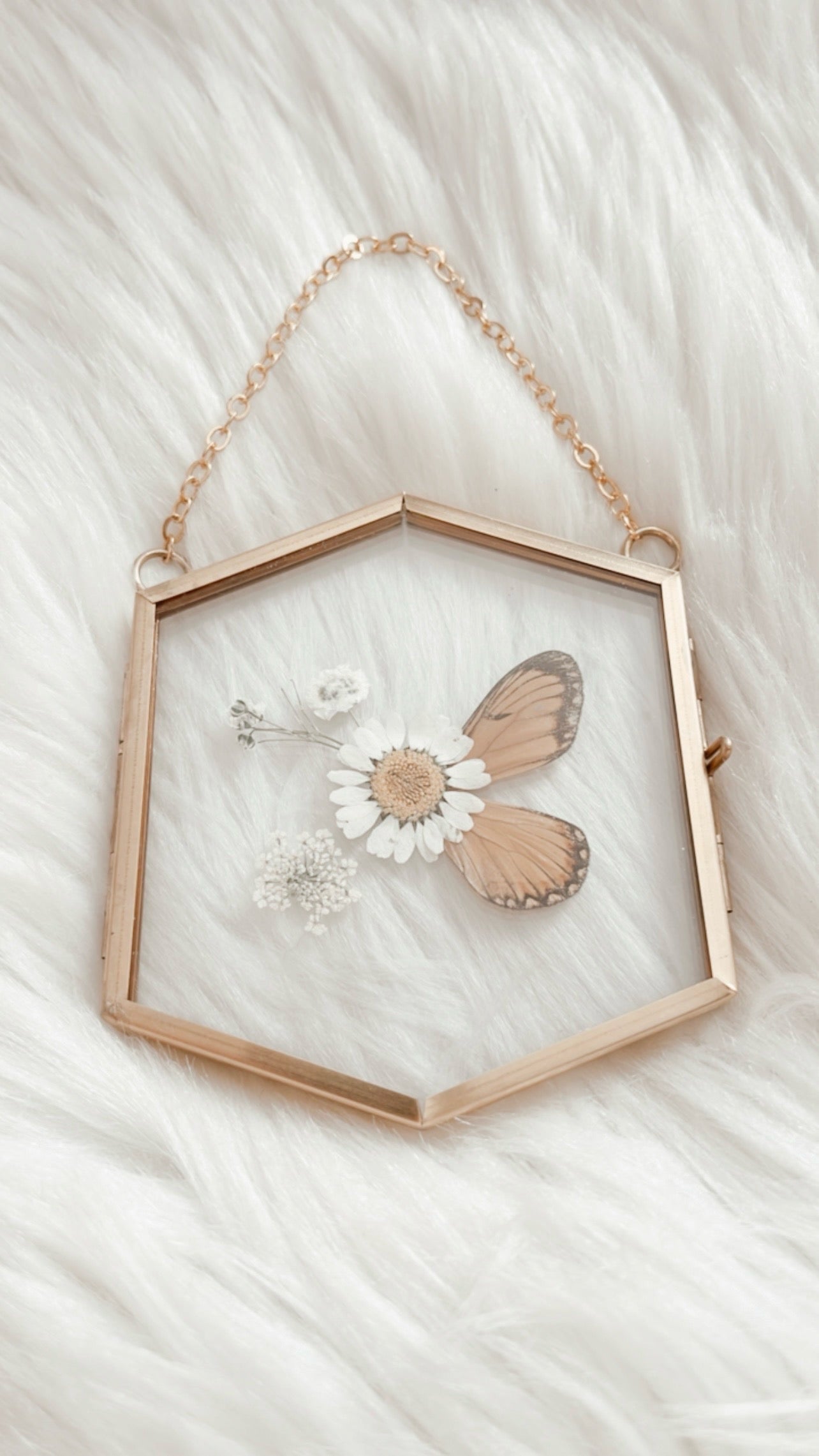 Harper Butterfly Floral Frame