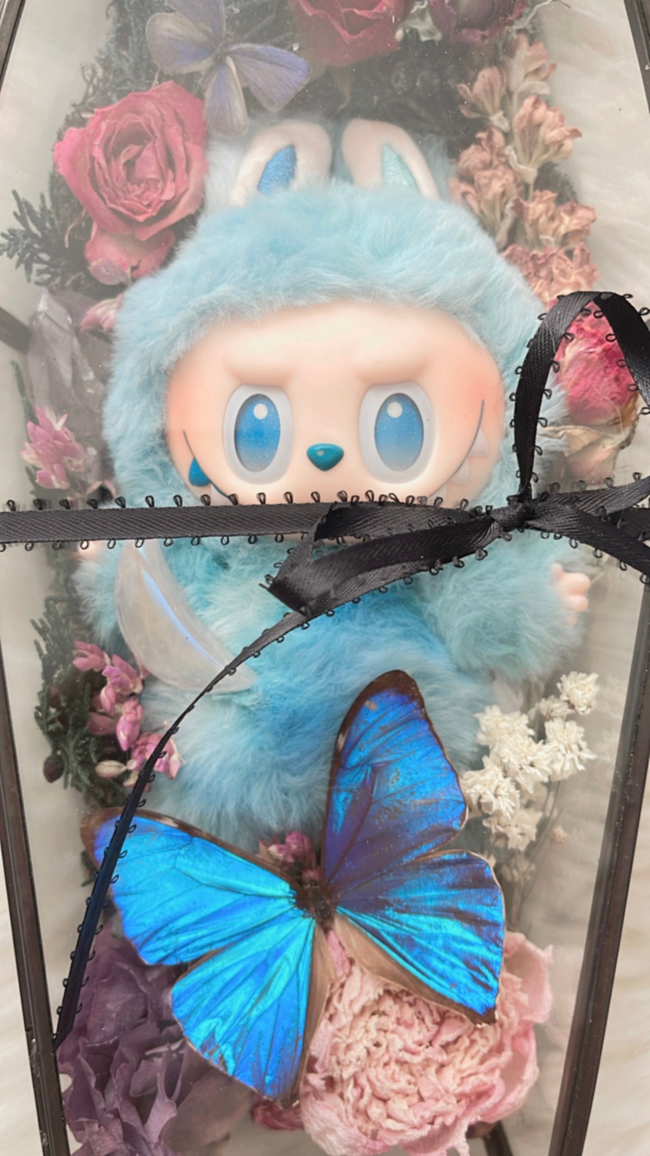 Hope Labubu Coffin Terrarium