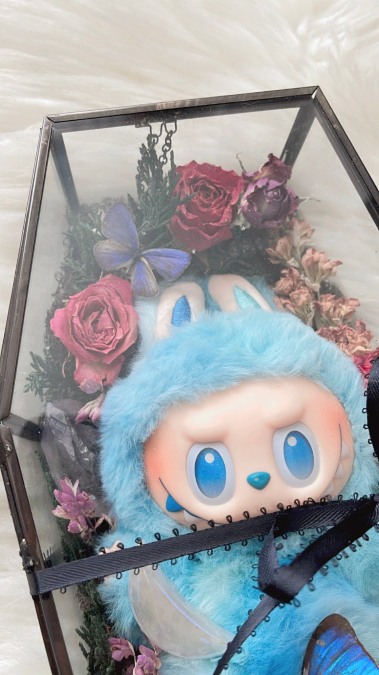 Hope Labubu Coffin Terrarium